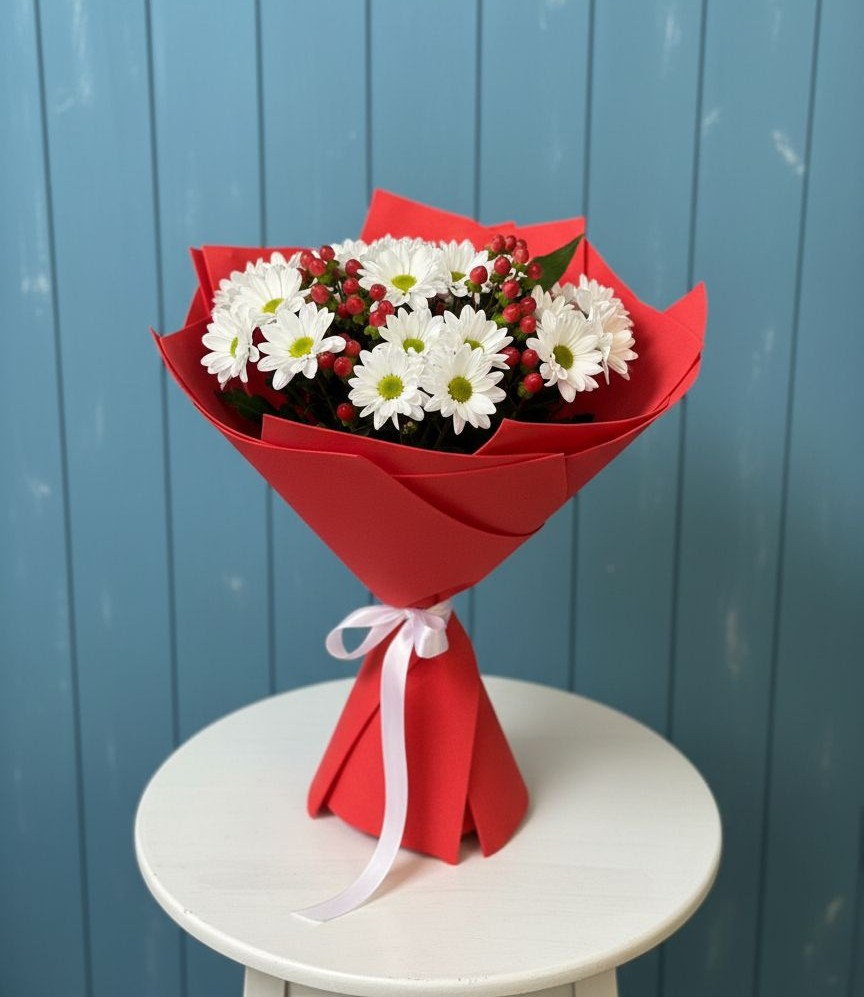 Букет цветов из: Хризантемы в Соколе Магаданской области