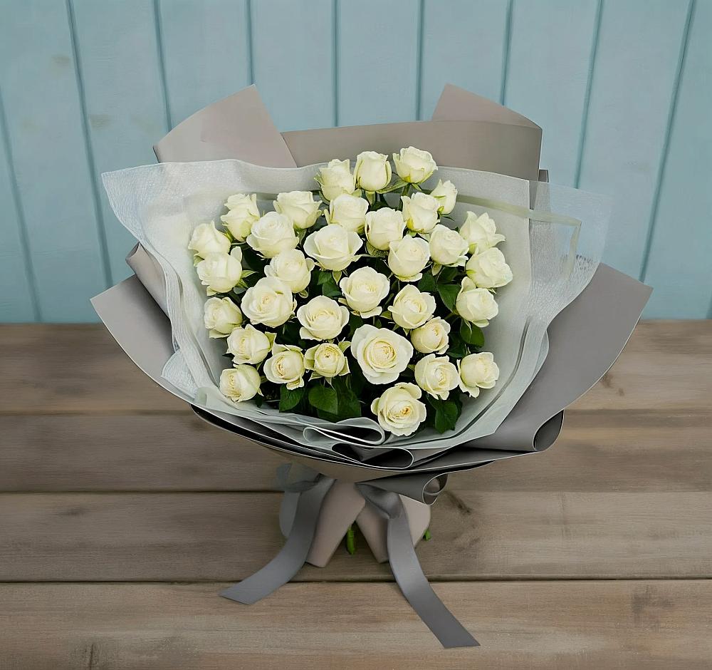 Букет Белоснежная нежность в Соколе Магаданской области