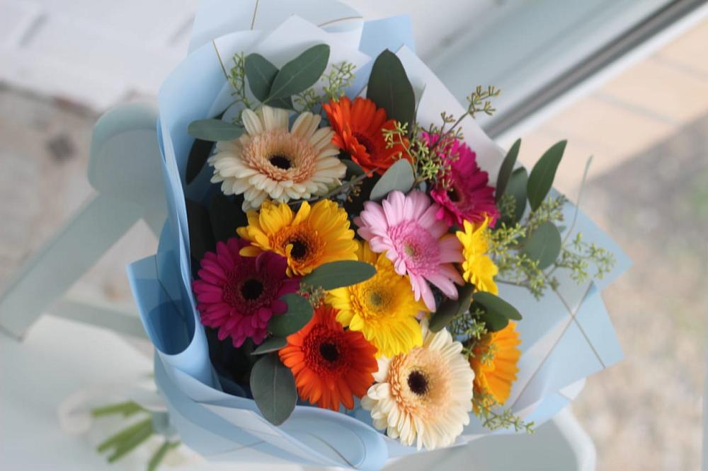 Букет цветов из: Герберы в Соколе Магаданской области