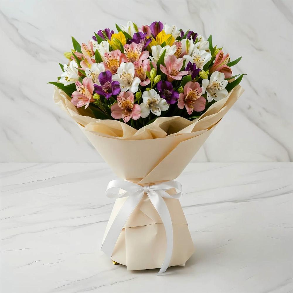 Букет цветов из: Альстромерии в Соколе Магаданской области