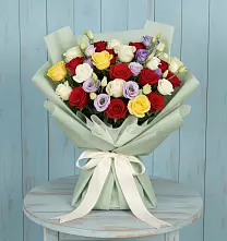 Букет цветов из:  Розы в Соколе Магаданской области