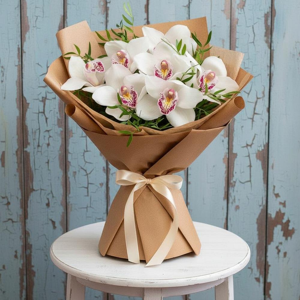 Букет цветов из: Орхидеи и Розы в Соколе Магаданской области