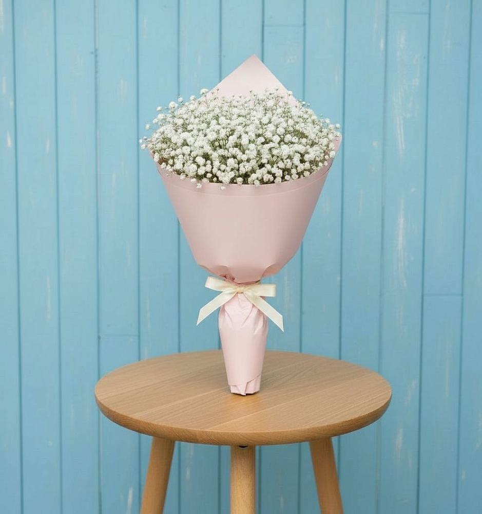 Букет цветов из: Гипсофила в Соколе Магаданской области