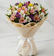 Букет цветов из:  Альстромерии #REPLACE_PRED# Соколе Магаданской области