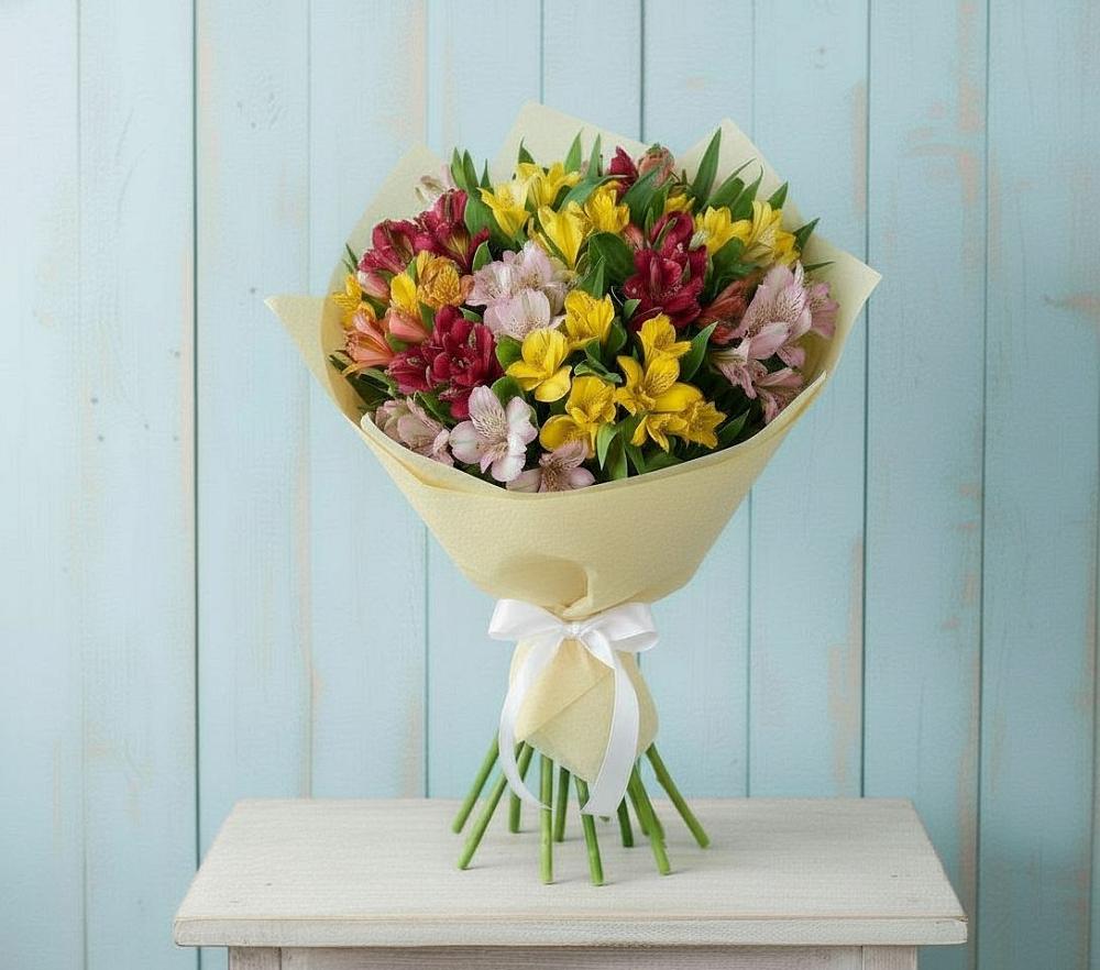 Букет цветов из: Альстромерии в Соколе Магаданской области