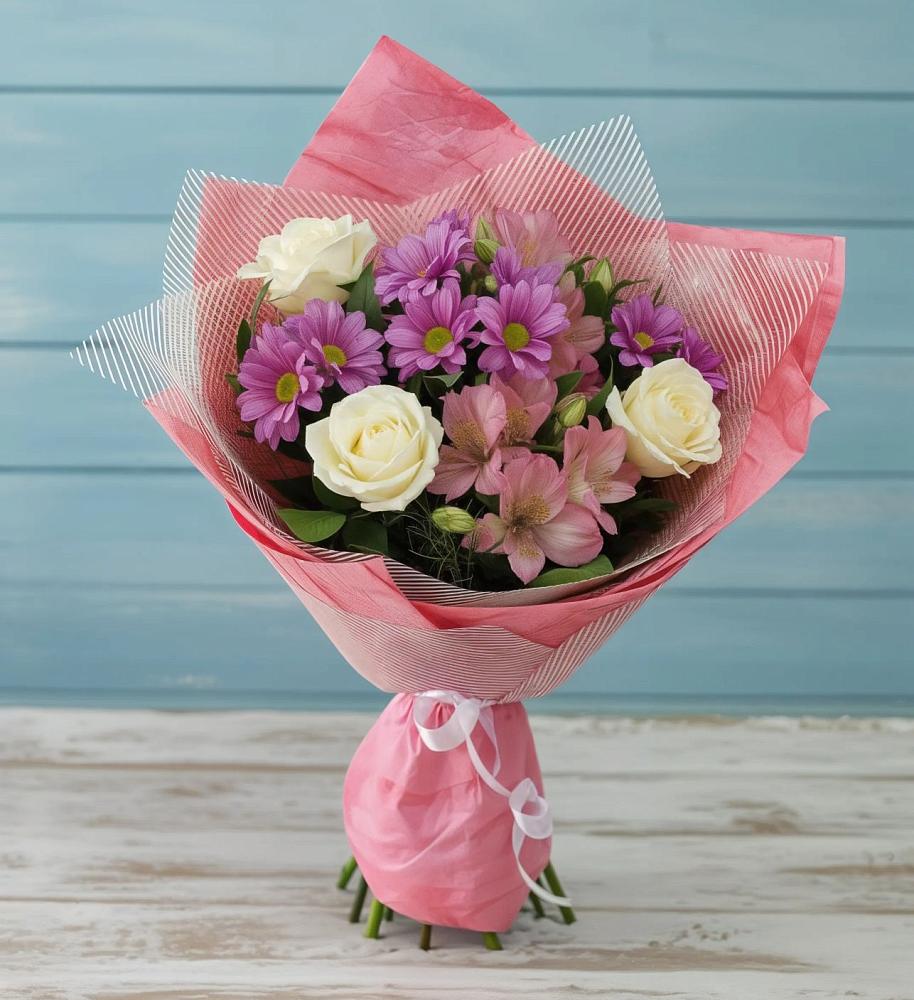 Букет цветов из: Герберы в Соколе Магаданской области